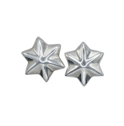 Vintage Sterling Starburst Earrings