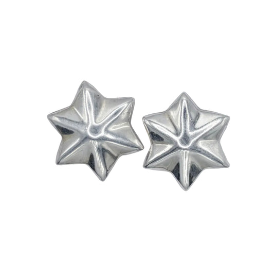 Vintage Sterling Starburst Earrings
