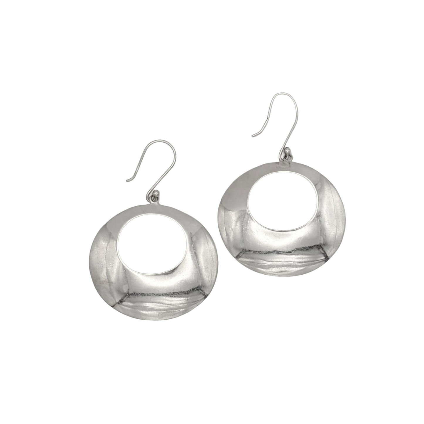 Vintage Sterling Hoops