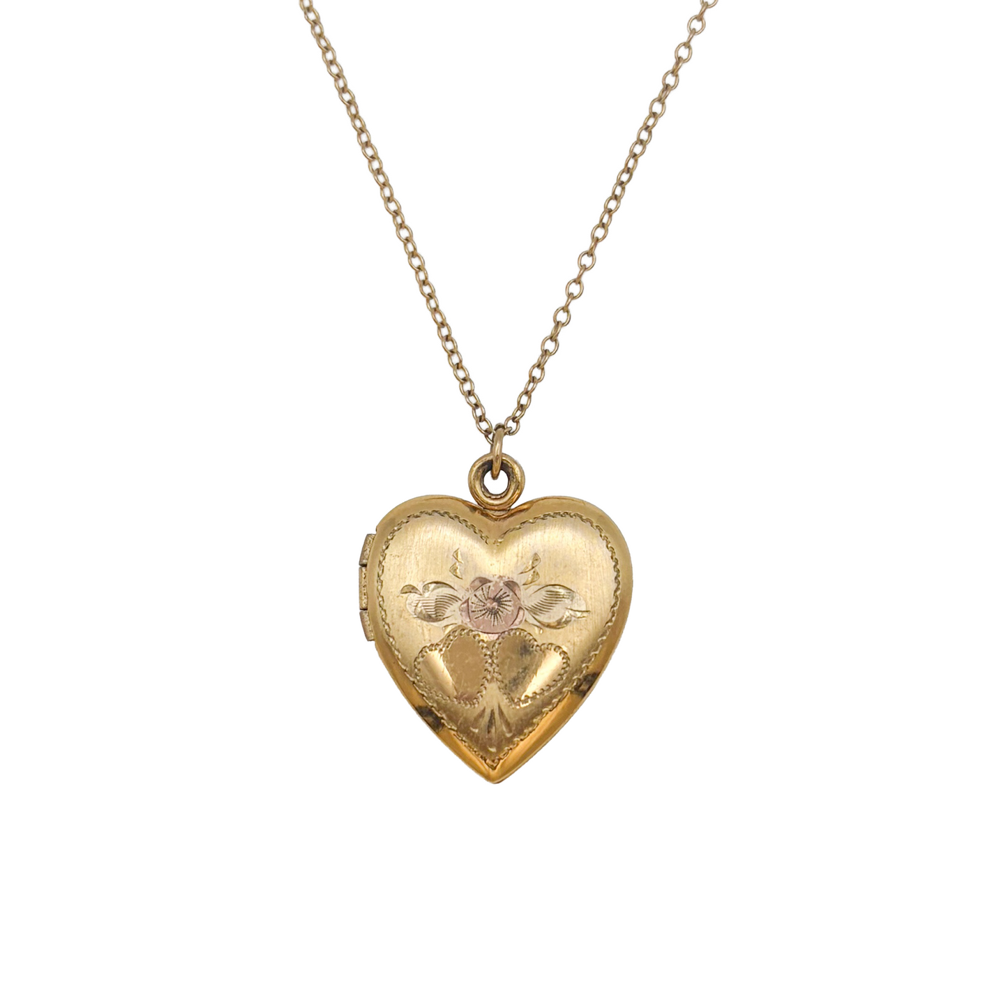 Vintage Gold Filled Locket Necklace