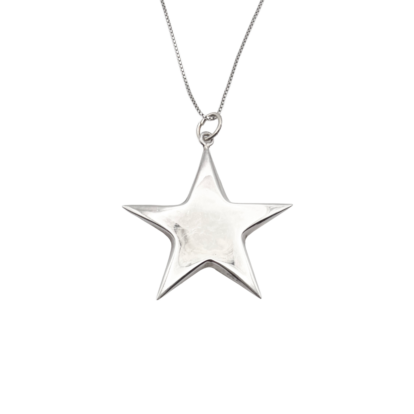 Vintage Sterling Star Necklace