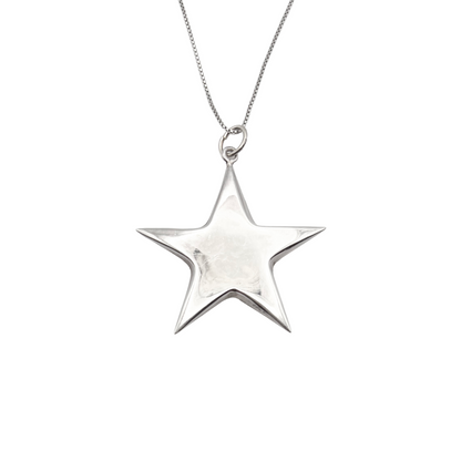 Vintage Sterling Star Necklace