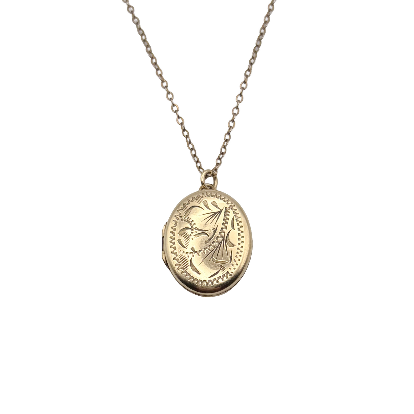 Vintage Gold Filled Locket Necklace