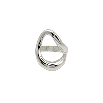Modernist Open Circle Ring