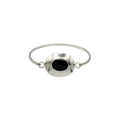 Vintage Sterling Onyx Bracelet