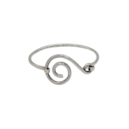 Vintage Sterling Swirl Bracelet