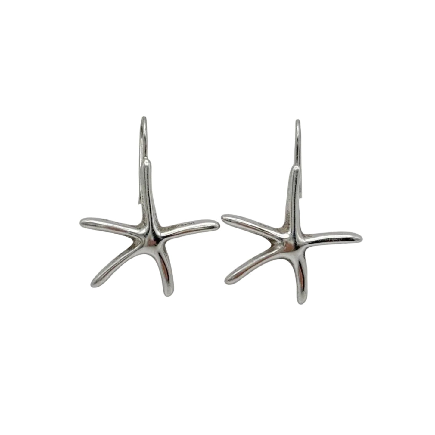 Vintage Sterling Starfish Earrings