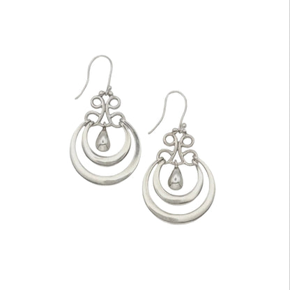 Vintage Sterling Chandelier Earrings