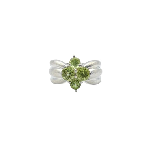 Vintage Sterling Peridot Ring