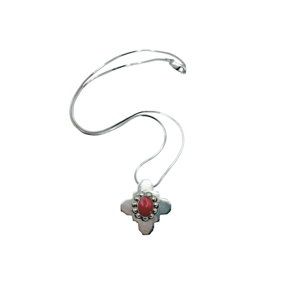 Vintage Sterling Cross Pendant