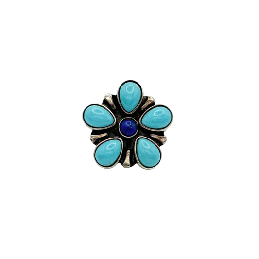Vintage Sterling DTR Flower Ring