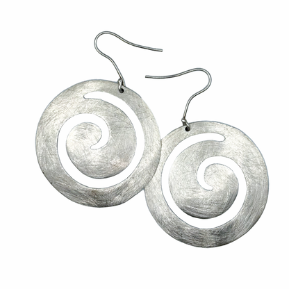 Vintage Swirl Sterling Earrings
