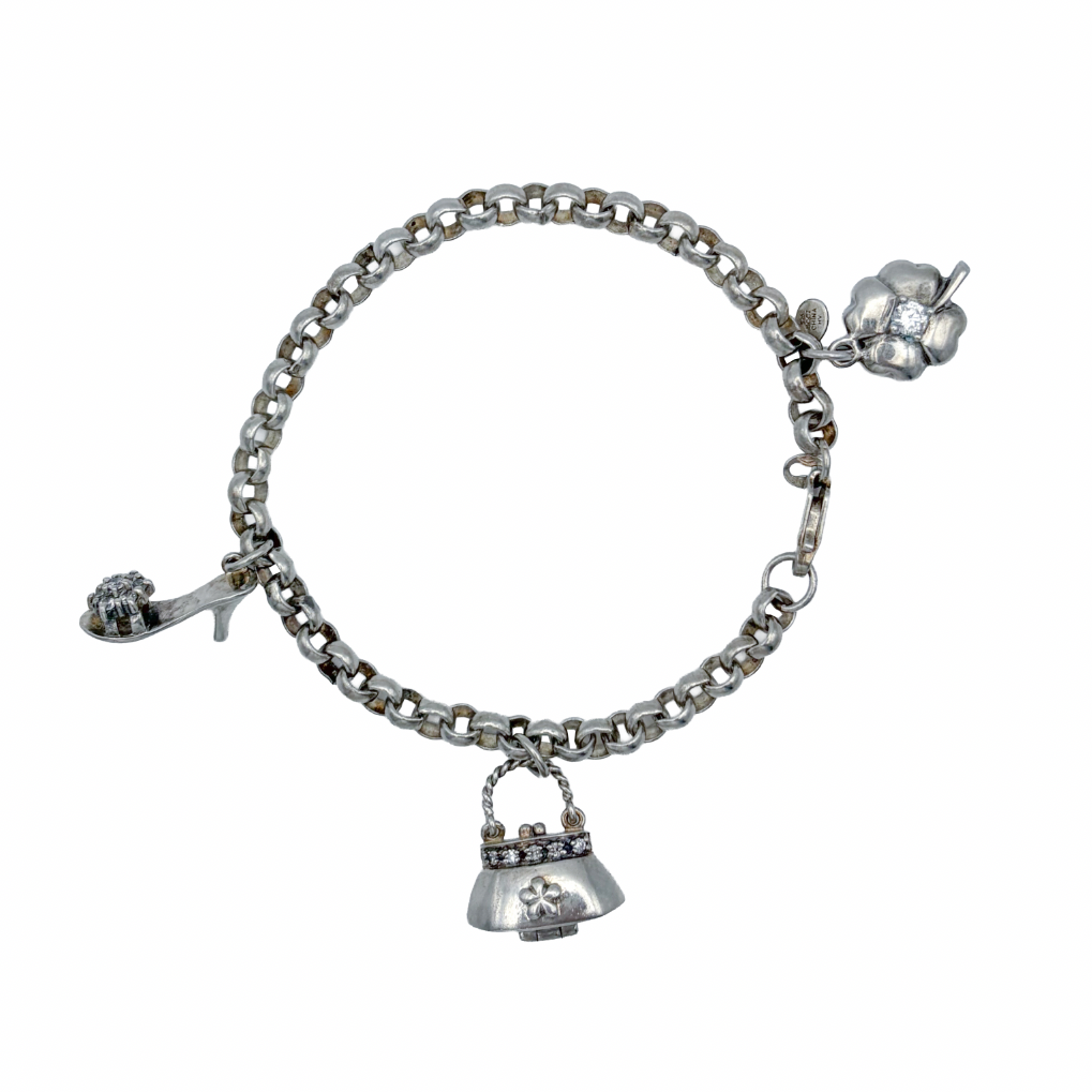 Vintage Sterling Charm Bracelet