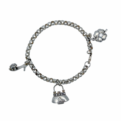 Vintage Sterling Charm Bracelet