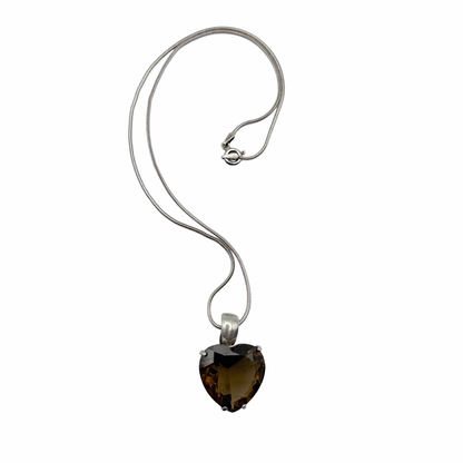 Vintage Sterling Smokey Quartz