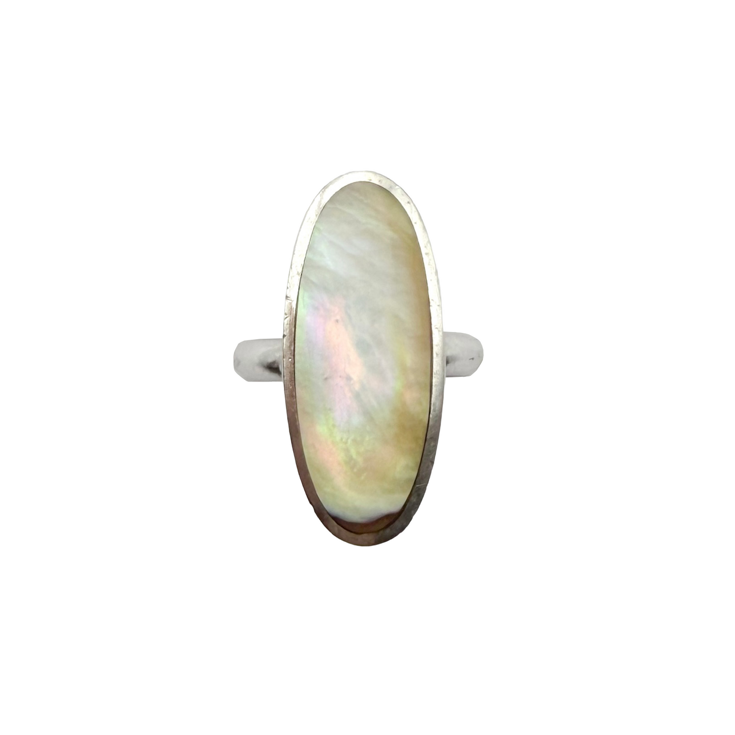 Vintage Sterling Mother of Pearl Ring